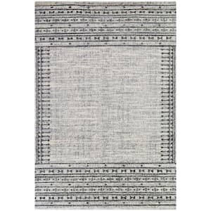 Evelin Grey 8 ft. x 10 ft. Moroccan Area Rug