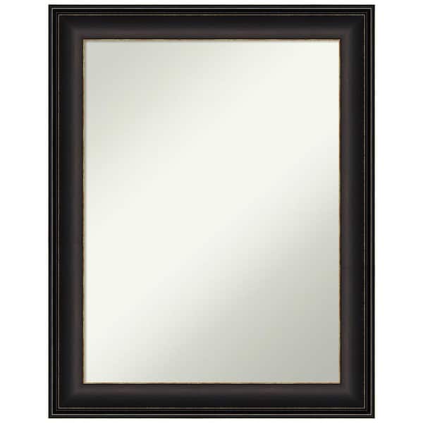 Amanti Art Trio Oil Rubbed Bronze 22.5 in. H x 28.5 in. W Framed Non-Beveled Wall Mirror in Bronze