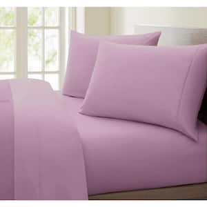 Luxurious Collection Purple 1000-Thread Count 100% Cotton California King Sheet Set