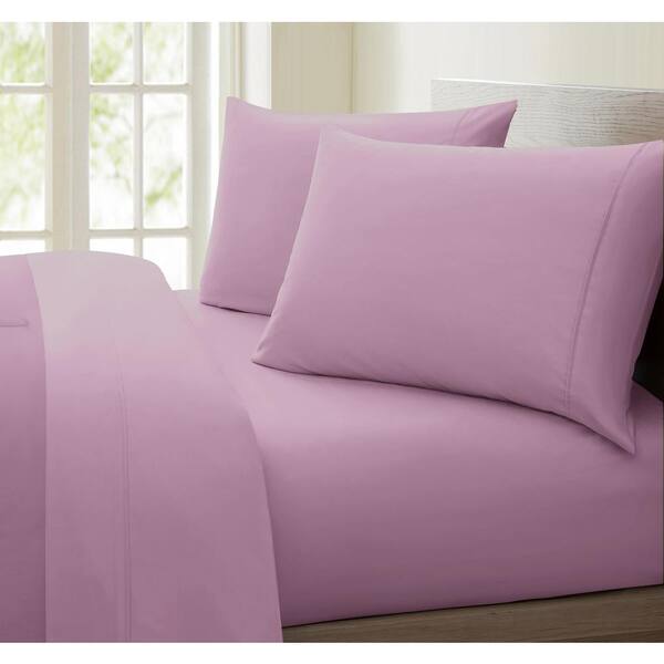 Unbranded Luxurious Collection Purple 1000-Thread Count 100% Cotton Queen Sheet Set