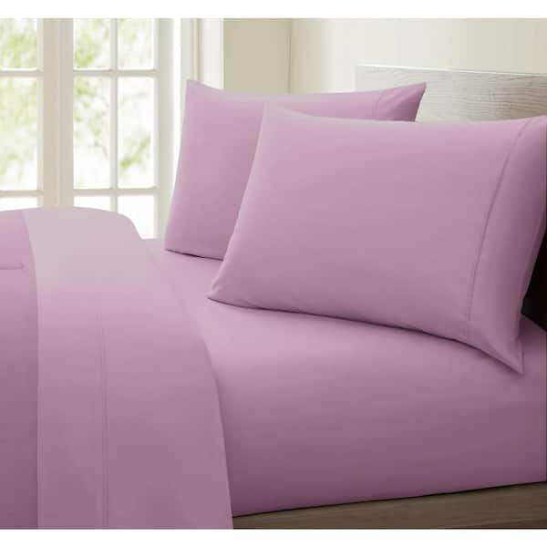 Unbranded Luxurious Collection Purple 1000-Thread Count 100% Cotton Twin XL Sheet Set