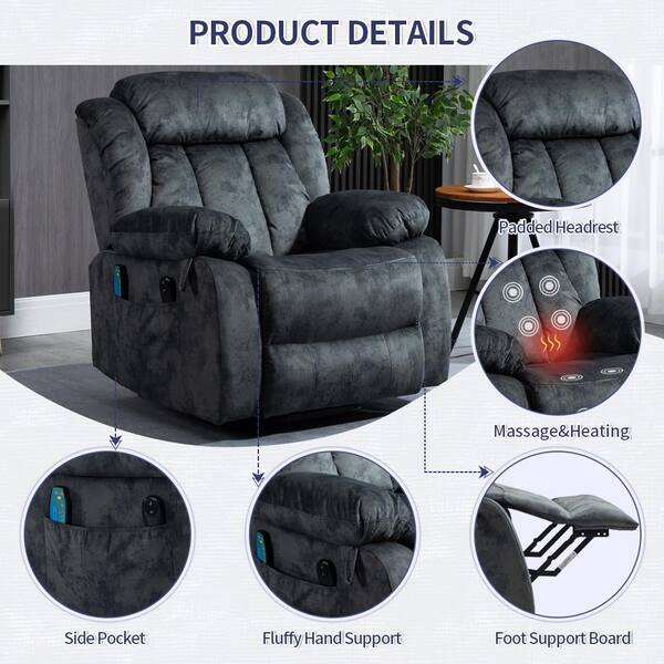 Fluffy best sale recliner chair