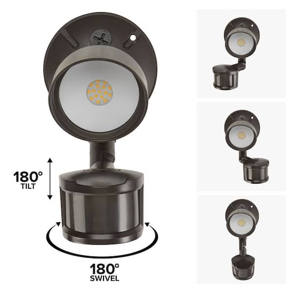 Maxxima 13-Watts 800 lumen Brown Outdoor Integrated LED Exterior