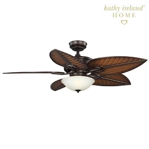 Calito Cove 52in Outdoor Oil Rubbed Bronze Ceiling Fan with Light Kit