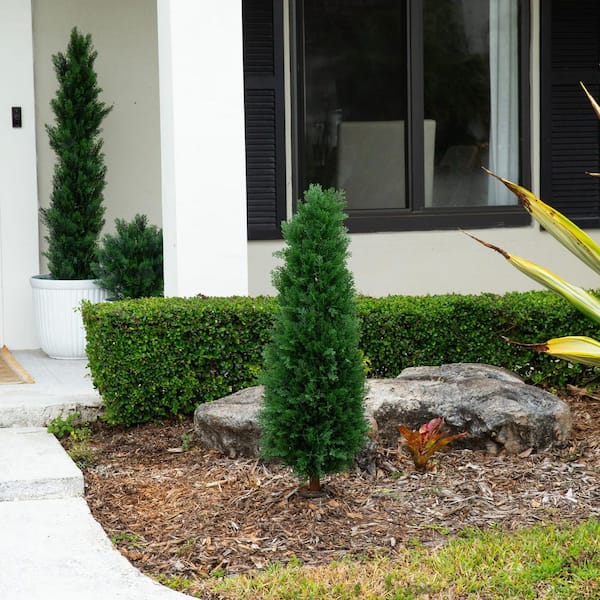 Nearly Natural 4ft. UV Resistant Artificial Cedar Plant with