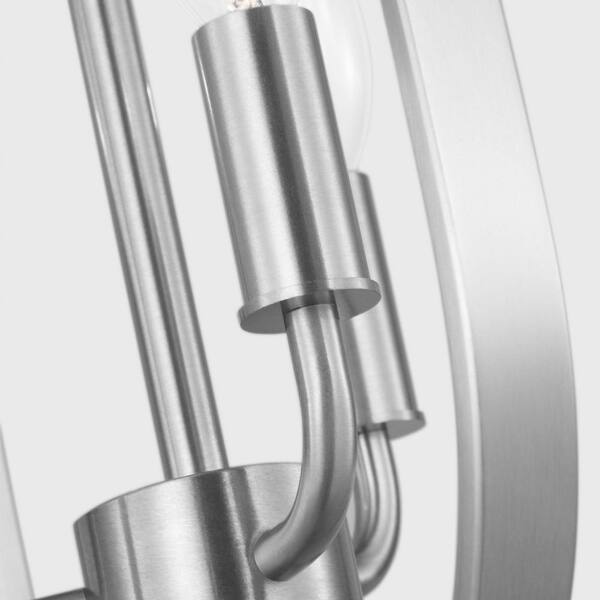 Generation Lighting - Loretto 3-Light Brushed Nickel Transitional Dimmable Lantern Chandelier