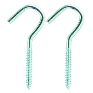 3.9 in. Zinc-Plated Utility Screw Hook (2-Pack)