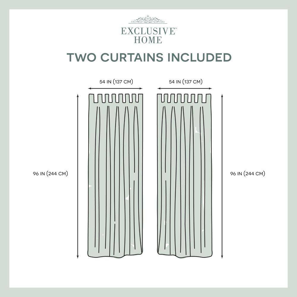 Natural Light-Filtering Polyester Tab Top Curtain Panels for Outdoor Use