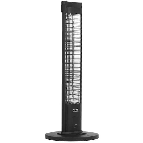 1500W 39.84 in. Electric Ceramic Space Heater with Remote Control, Timer and Tip-Over Protection