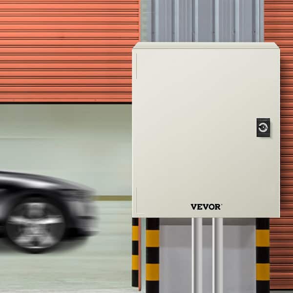 720 cu.in. Electrical Enclosure Box 12 x 10 x 6 in. NENA 4X Wall Mount Junction Box Fiberglass with Mounting Plate