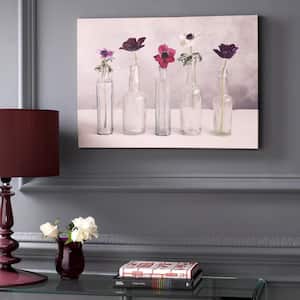 28 in. x 20 in. "Floral Row" by Graham and Brown Printed Canvas Wall Art