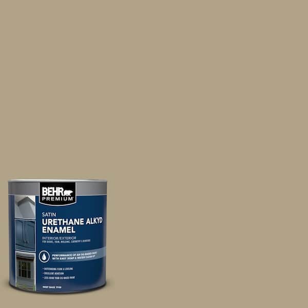 BEHR PREMIUM 1 qt. Home Decorators Collection #HDC-NT-12 Curly Willow Satin Enamel Urethane Alkyd Interior/Exterior Paint