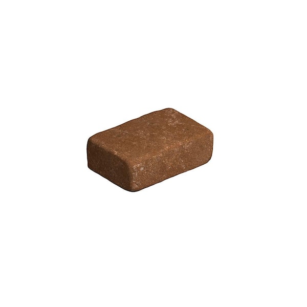 BELGARD Weston 4 in. H x 12 in. L x 8 in. D Harvest Blend Retaining Wall Block