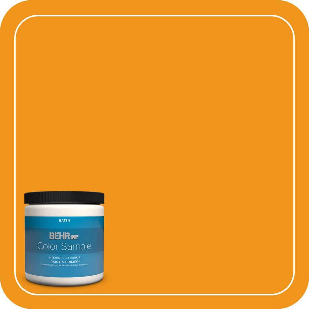 8 oz. #290B-7 Yam Satin Enamel Interior/Exterior Paint & Primer Color Sample price history on PriceWatchPro
