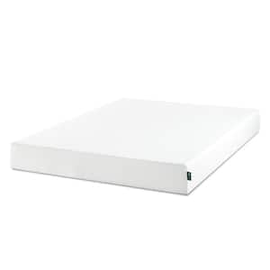 Queen Short Medium Green Tea Optimum Memory Foam 8 in. Mattress