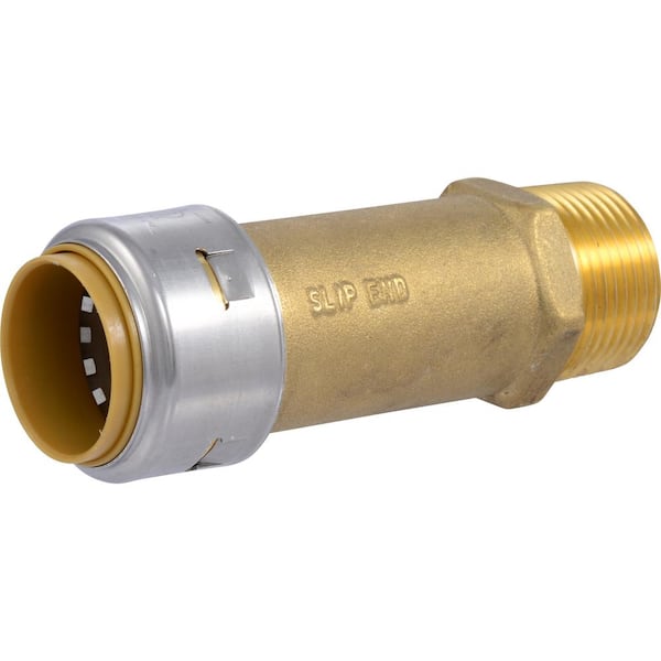SharkBite Max 1 in. Push-to-Connect x MIP Brass Slip Adapter Fitting