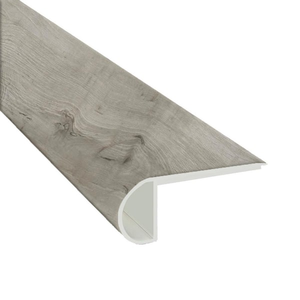 A&A Surfaces Chalamet Oak 0.75 in. T x 2.75 in. W x 94 in. L Luxury Vinyl Flush Stair Nose Molding