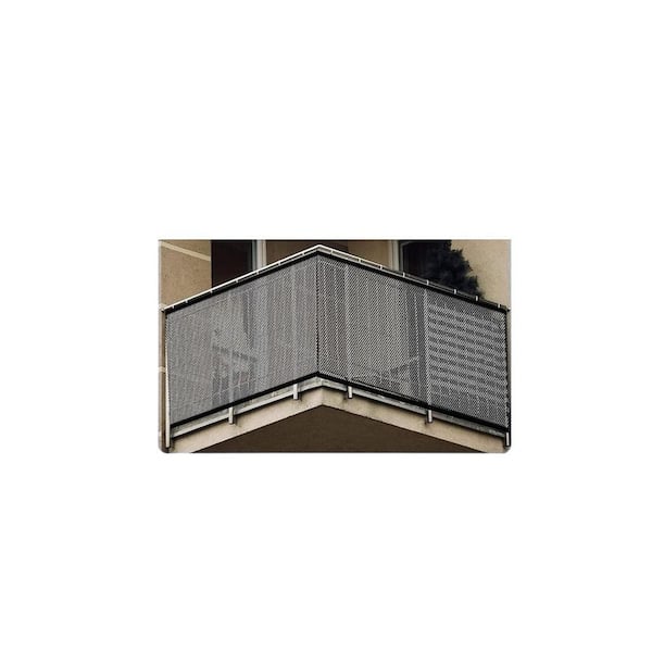 2 Sets Baby Gate Stair Banister Guard for Kids Pets Toys Mesh Netting Safety Net 18 ft x 2.6 ft Black