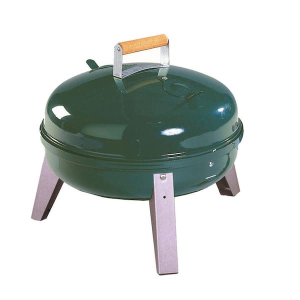 Americana The Wherever Portable Dual Fuel Electric and Charcoal Grill in Green