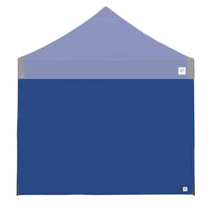 10 ft. Royal Blue Sidewall, Zipper-Free, Fits E-Z UP 10 ft. x 10 ft. Straight Leg Shelters (Not Included)