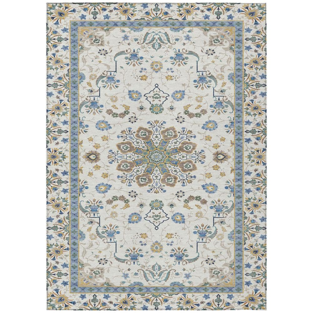 Chantille Machine Washable Indoor/Outdoor Abstract ACN2845 Ivory 10 ft. x 14 ft. Area Rug price history on PriceWatchPro