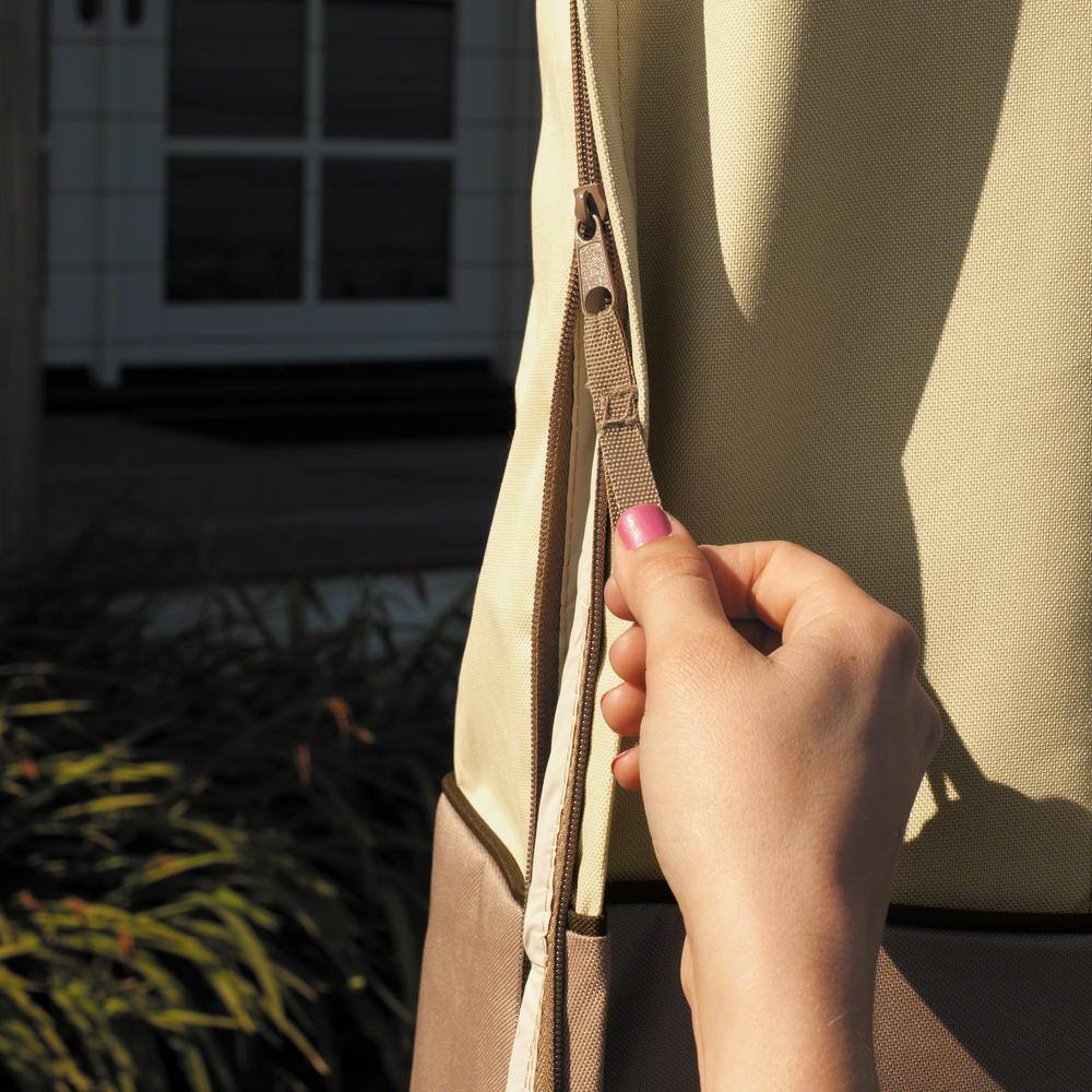 Veranda Water-Resistant Beige and Brown Patio Heater Cover