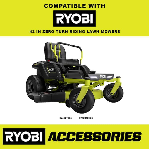 RYOBI ACRM015 42 in. Bagger for RYOBI 48V 42 in. Zero Turn Riding Lawn Mowers - 3