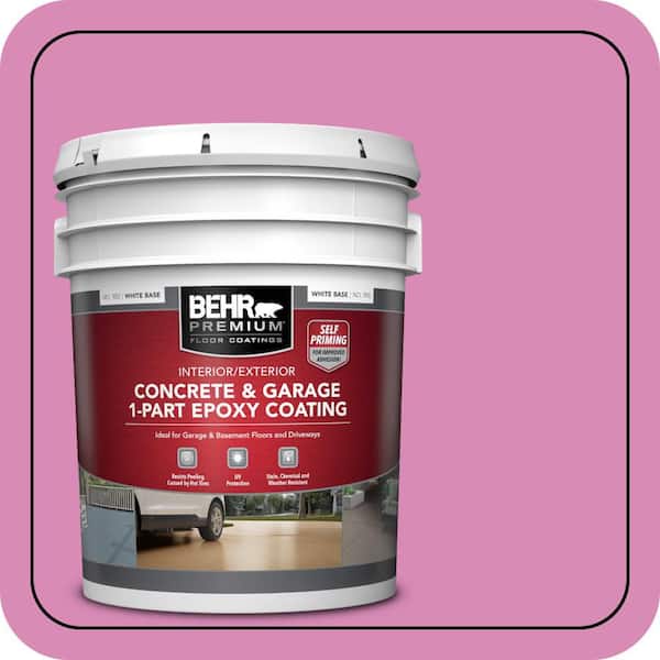 5 gal. #P120-3 High Maintenance Self-Priming 1-Part Epoxy Satin Interior/Exterior Concrete and Garage Floor Paint