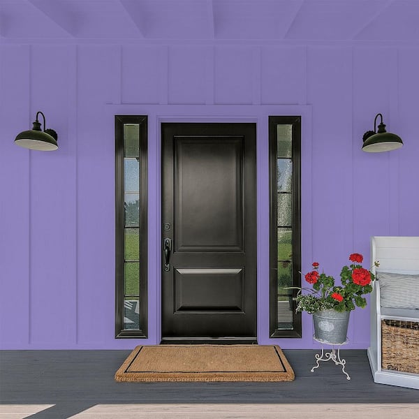Glidden Premium 1 qt. PPG1247-6 Purple Rhapsody Flat Exterior