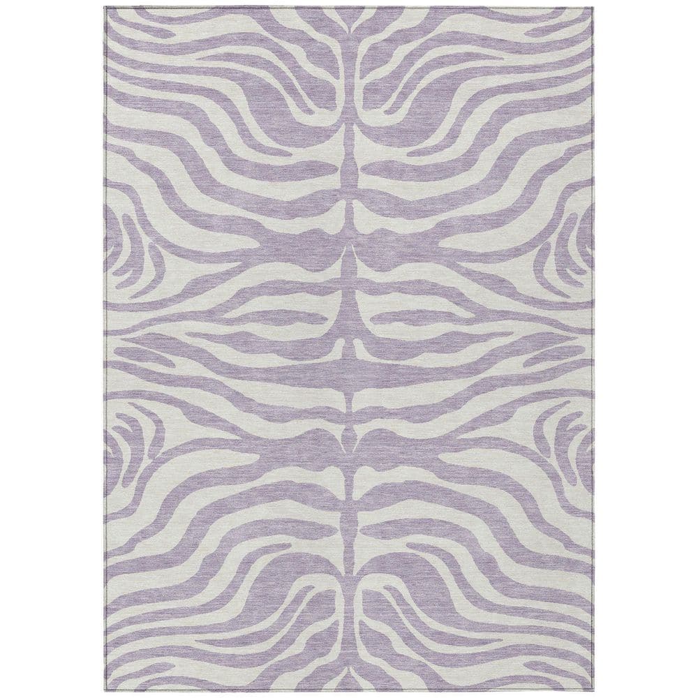 Chantille Machine Washable Indoor/Outdoor Abstract ACN1042 Lavender 10 ft. x 14 ft. Area Rug price history on PriceWatchPro
