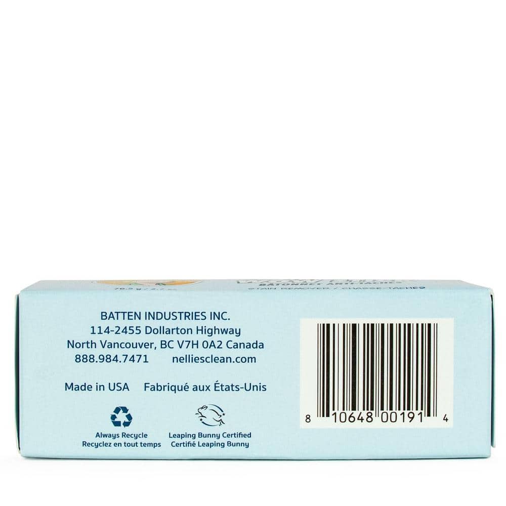 Nellie's All-Natural WOW Stick Stain Remover with Lemongrass and Sweet Orange Oils