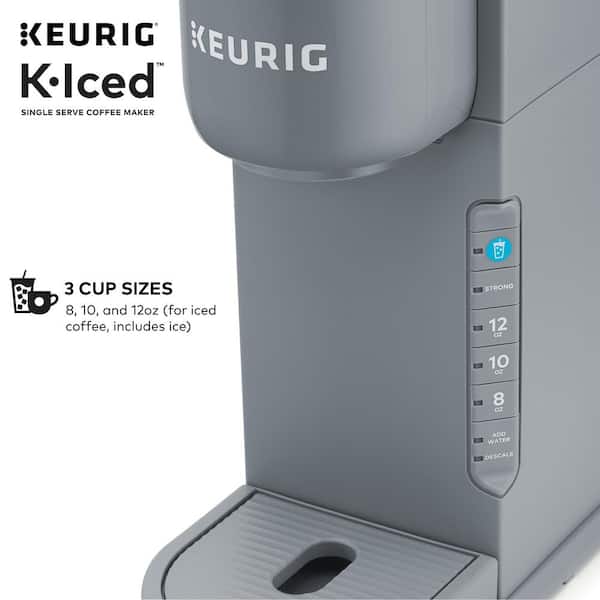 Keurig Iced Gray Single Serve One Cup Coffee Maker with Iced