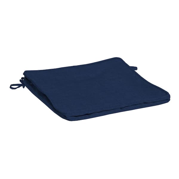 ARDEN SELECTIONS ProFoam 20 in. x 20 in. Outdoor Dining Seat Cushion Cover in Sapphire Blue Leala