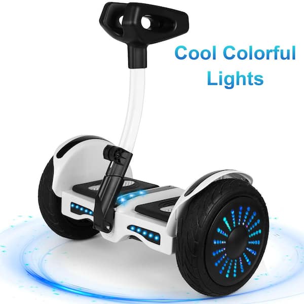  Zahng Scooter eléctrico autoequilibrio hoverboard Smart  Skateboard 10 pulgadas, auto Balance Scooter con APP Bluetooth altavoz y  luz LED placa de suspensión para niños y Adluts, control de piernas +  control