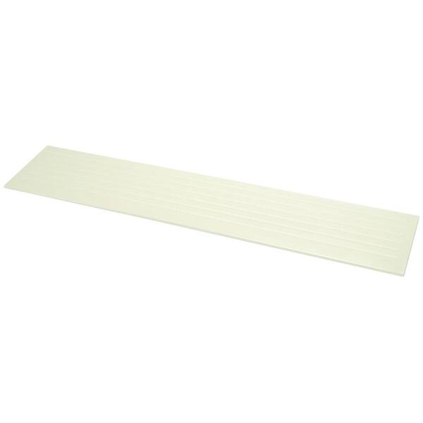 Unbranded 12 in. x 60 in. Entry Ramp in Bone for MUSTEE 360L/R Barrier-Free Shower Floor