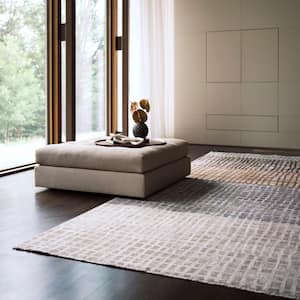 Prabal Gurung Park Abstract Checked Multi 3 ft. x 5 ft. Area Rug