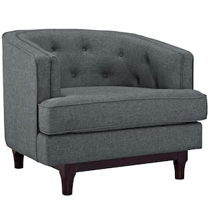 Gray Coast Upholstered Arm Chair