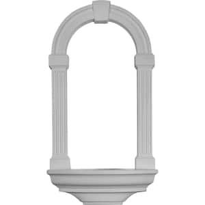 16-3/8 in. x 4-5/8 in. x 29-7/8 in. Primed Polyurethane Surface Mount Adonis Wall Niche