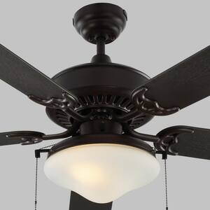 Haven 52 in. Indoor/Outdoor Bronze LED Ceiling Fan with Light Kit