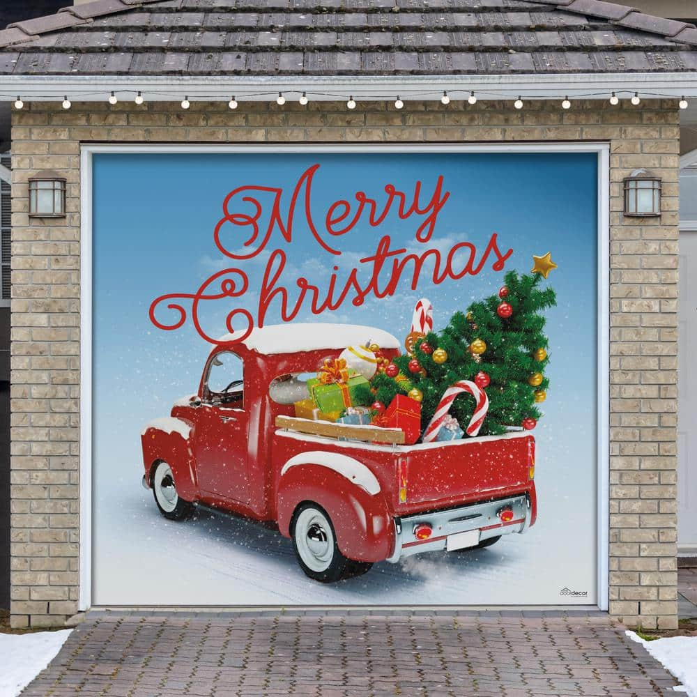 Custom Merry Christmas Door Hanger| Christmas Door Decor| outlet Christmas Front Door| Christmas Truck| Front Porch Christmas Sign| Merry Christmas