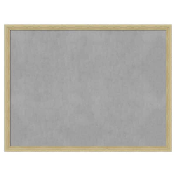 Amanti Art Lucie Champagne 25 in. x 19 in Framed Magnetic Board