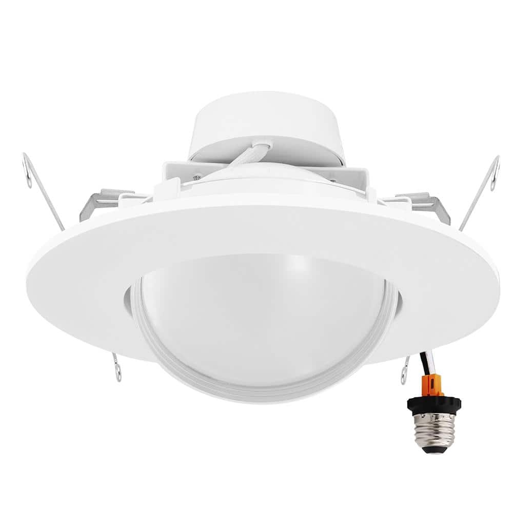 Versatile 5"-6" Aluminum LED Downlight, Dimmable & Color Selectable