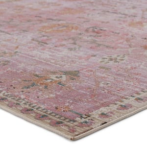 Swoon Pink 9 ft. 6 in. x 12 ft. 7 in. Oriental Rectangle Area Rug