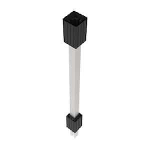 CROSSOVER 36 in. Steel Thru-Fascia Mount Structural Post