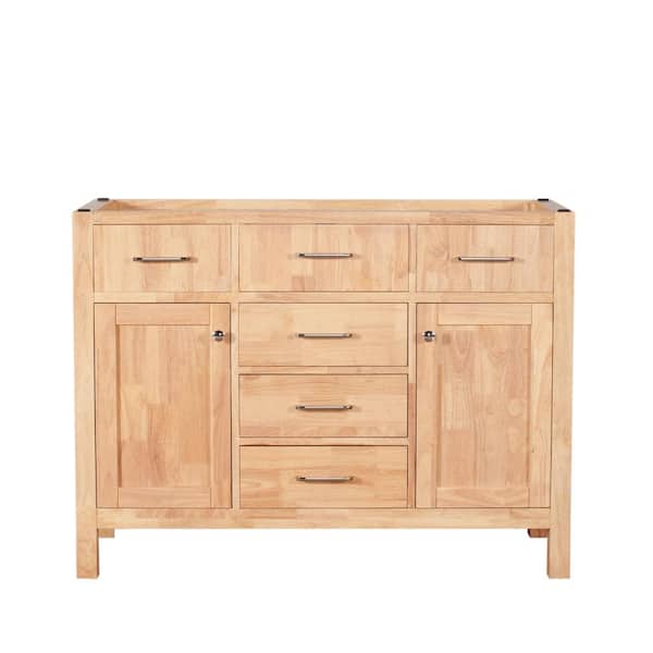 Unbranded Laguna 48 in. W x 18 in. D x 35 in. H Bath Vanity Cabinet without Top in Natural Wood