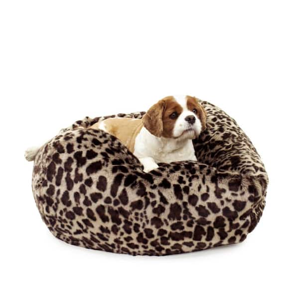 Carolina Pet Company Large Leopard Faux Fur Puff Ball