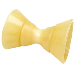 4 in. Non-Marking TP Rubber Bow Roller with Bells