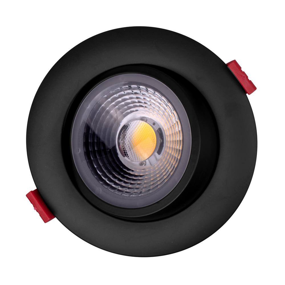 Modern Black Aluminum LED Downlight - Energy Star 5000K