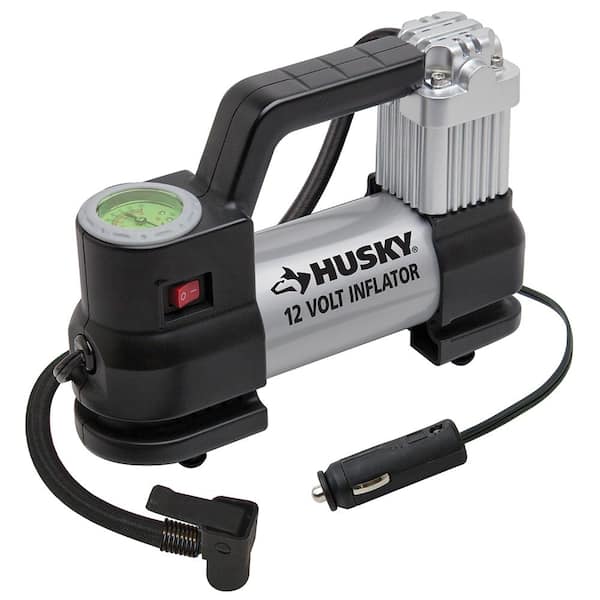 Husky 12-Volt Corded Electric Inflator HD12A - The Home Depot