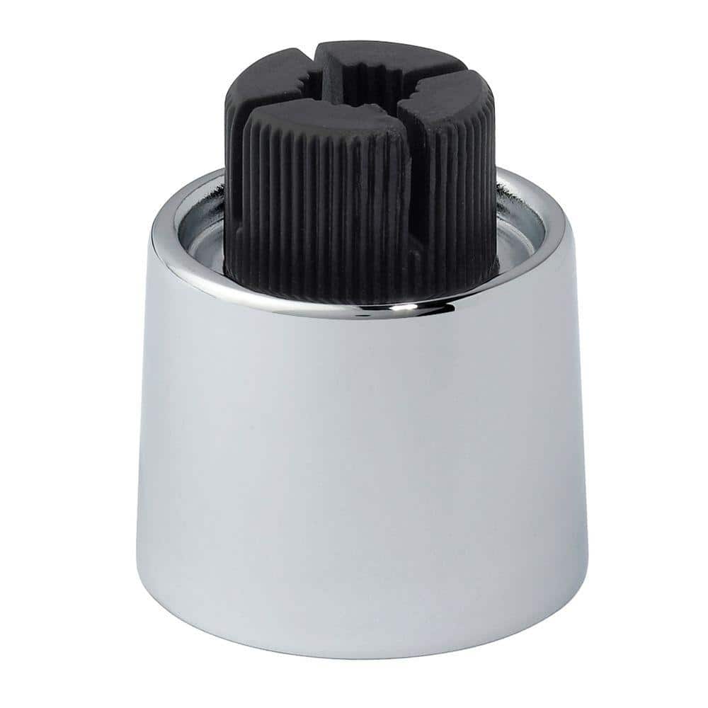 Short Faucet Handle Skirt Adapter, Polished Chrome